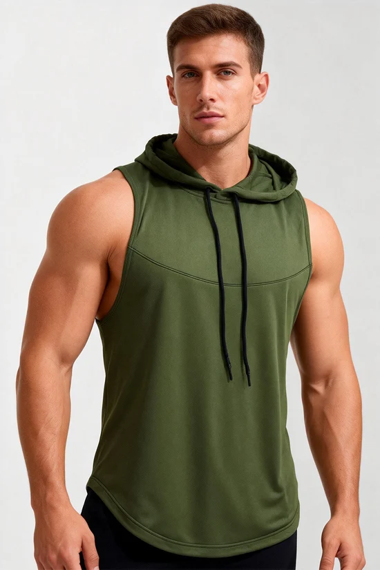 Men’s Muscle Fit Training Hoodie Tank