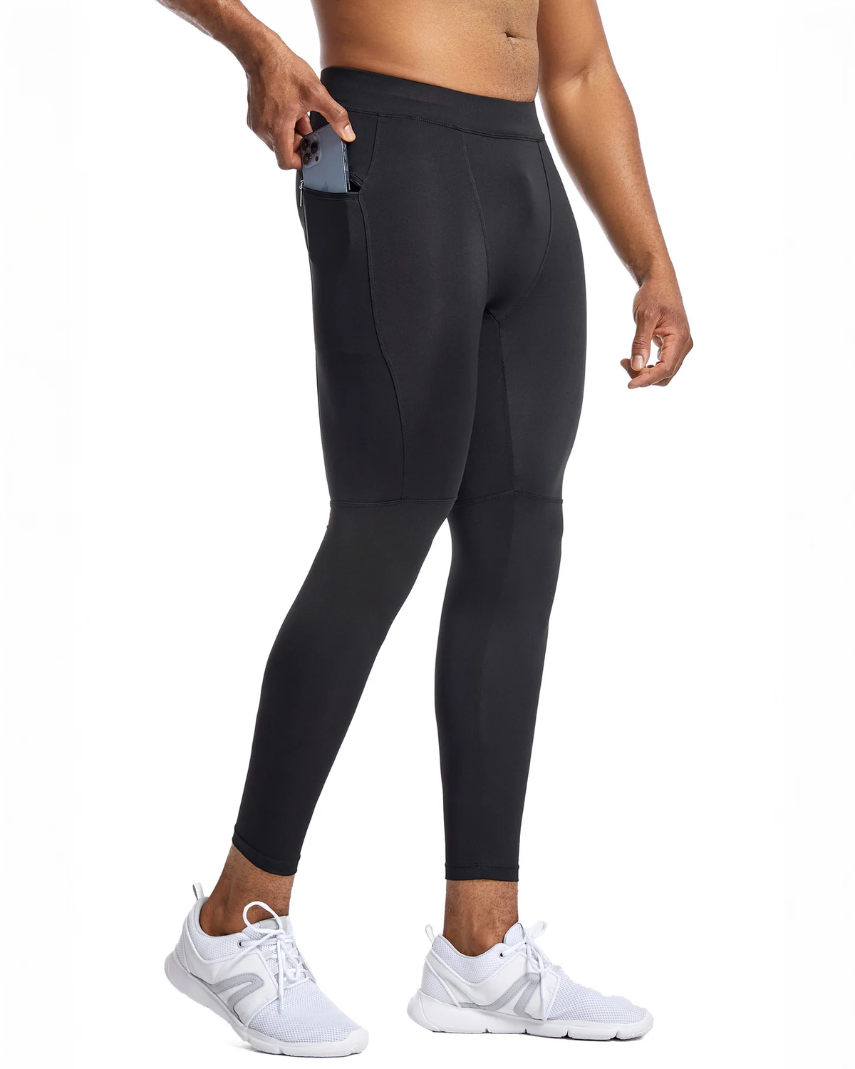 Compression Leggings With Zip Pocket