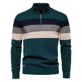 Colorblock Half-Zip Sweater