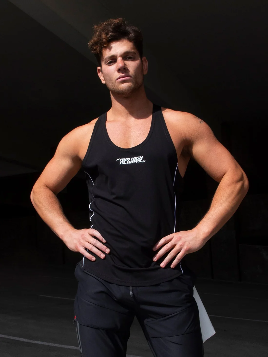 Quick Dry Train Stringer Stretch Tank