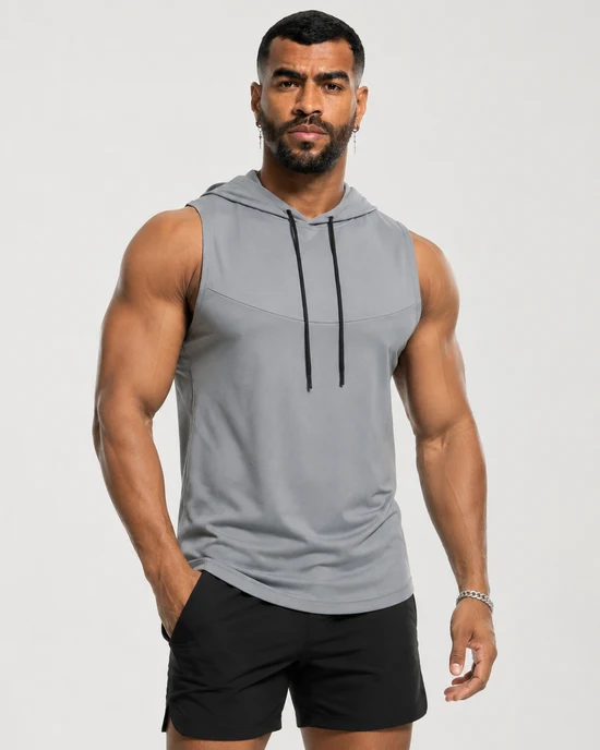 Men’s Muscle Fit Training Hoodie Tank