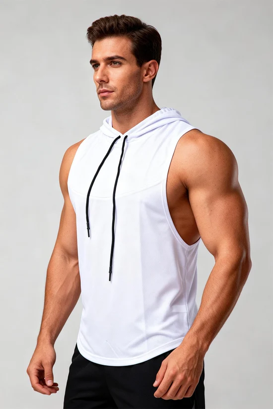 Men’s Muscle Fit Training Hoodie Tank