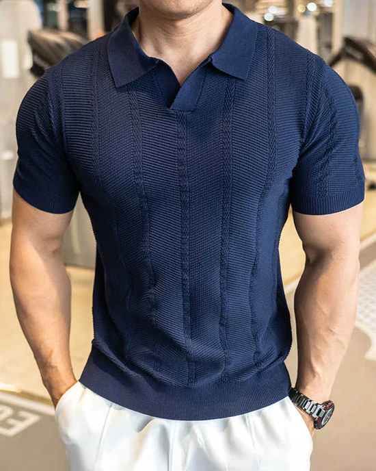 Ice Silk Polo Short Sleeves